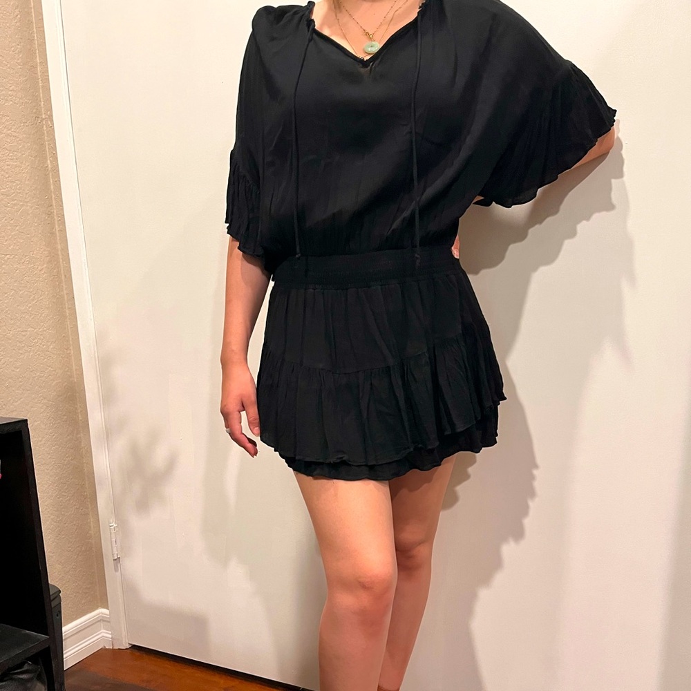 Black summer cover up